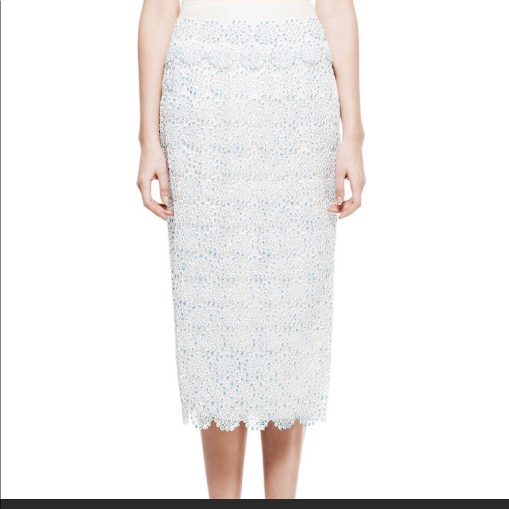Tory Burch “Whitney” Lace  Skirt